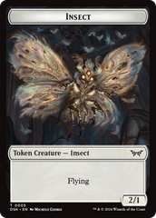 Insect (0005) // Manifest Double-Sided Token [Duskmourn: House of Horror Tokens] | Webway Games