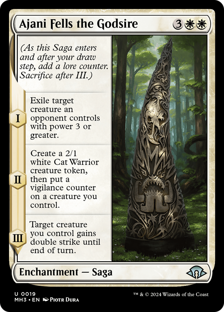 Ajani Fells the Godsire [Modern Horizons 3] | Webway Games
