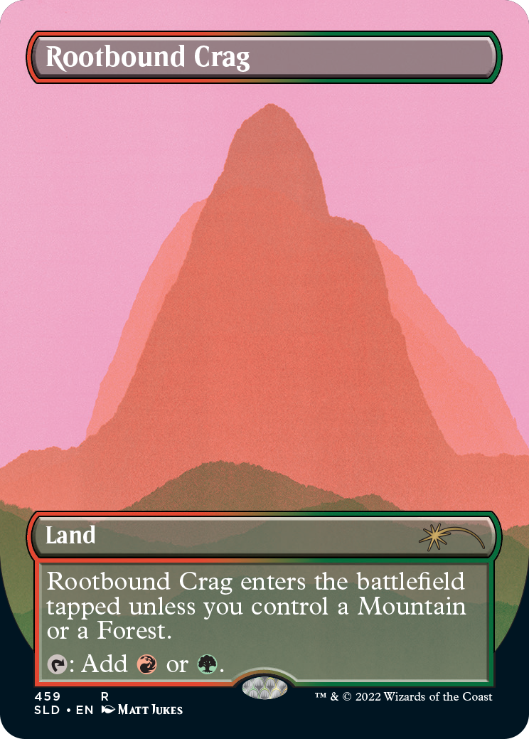 Rootbound Crag (Borderless) [Secret Lair Drop Series] | Webway Games
