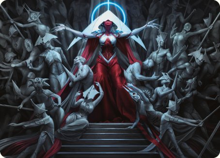Elesh Norn, Mother of Machines Art Card [Phyrexia: All Will Be One Art Series] | Webway Games