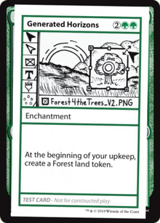 Generated Horizons (2021 Edition) [Mystery Booster Playtest Cards] | Webway Games