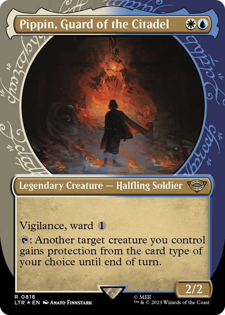 Pippin, Guard of the Citadel (Showcase) (Surge Foil) [The Lord of the Rings: Tales of Middle-Earth] | Webway Games