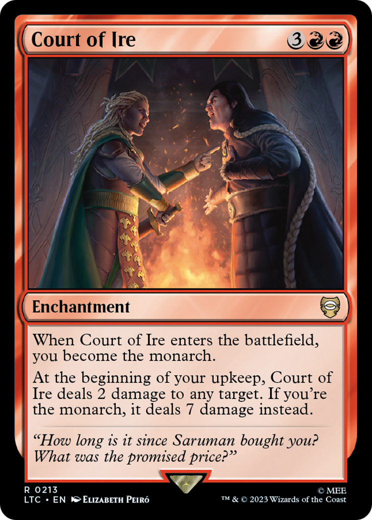 Court of Ire [The Lord of the Rings: Tales of Middle-Earth Commander] | Webway Games