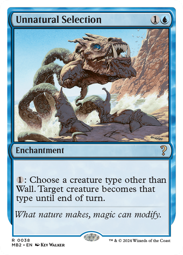 Unnatural Selection (White Border) [Mystery Booster 2] | Webway Games