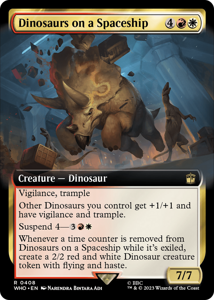 Dinosaurs on a Spaceship (Extended Art) [Doctor Who] | Webway Games