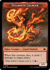 Treasure // Steampath Charger Double-Sided Token [Bloomburrow Tokens] | Webway Games