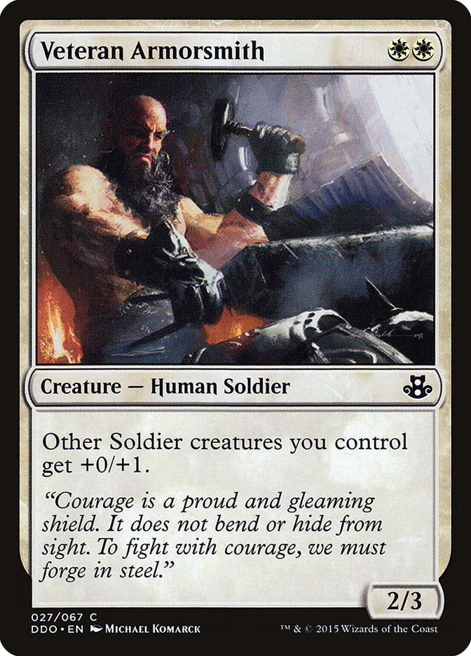 Veteran Armorsmith [Duel Decks: Elspeth vs. Kiora] | Webway Games
