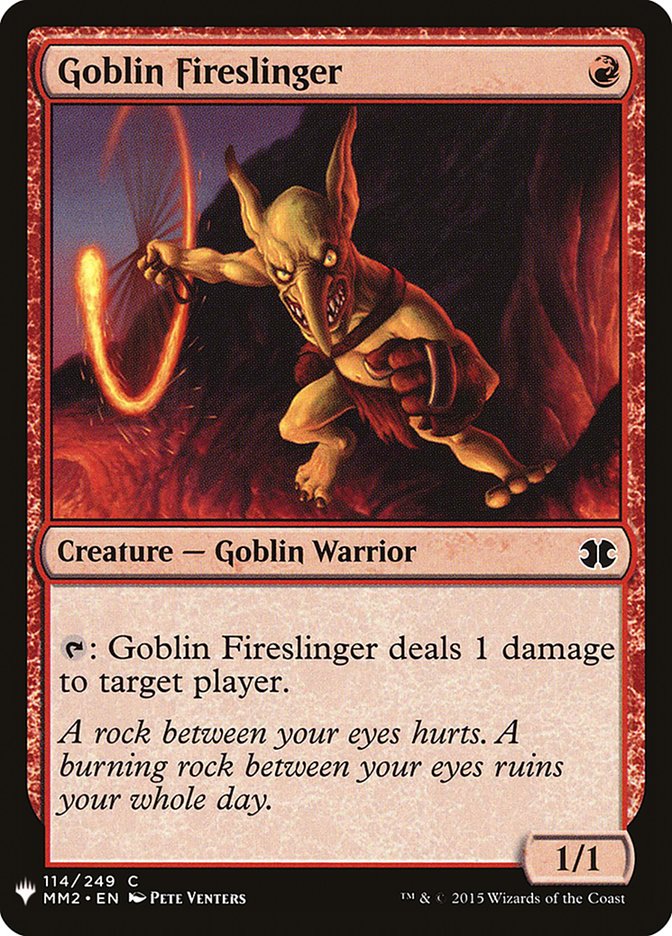 Goblin Fireslinger [Mystery Booster] | Webway Games