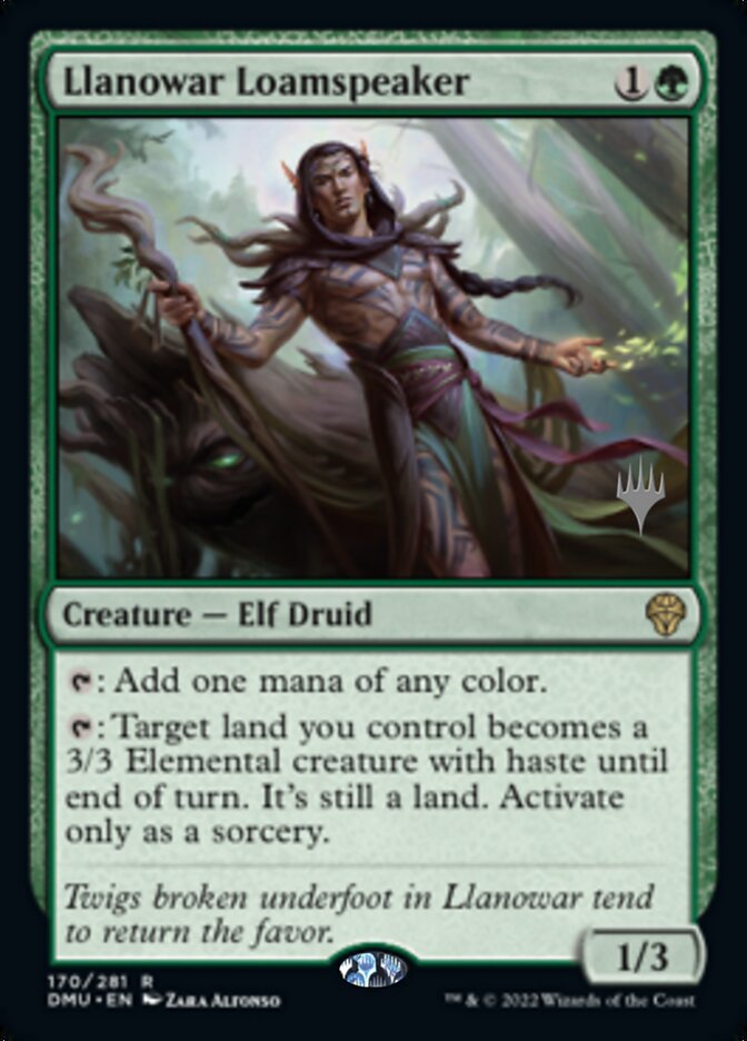 Llanowar Loamspeaker (Promo Pack) [Dominaria United Promos] | Webway Games