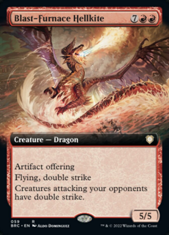 Blast-Furnace Hellkite (Extended Art) [The Brothers' War Commander] | Webway Games