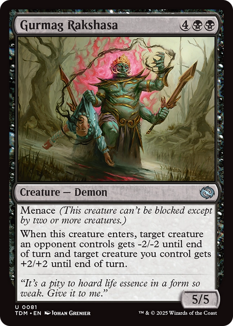 Gurmag Rakshasa [Tarkir: Dragonstorm] | Webway Games