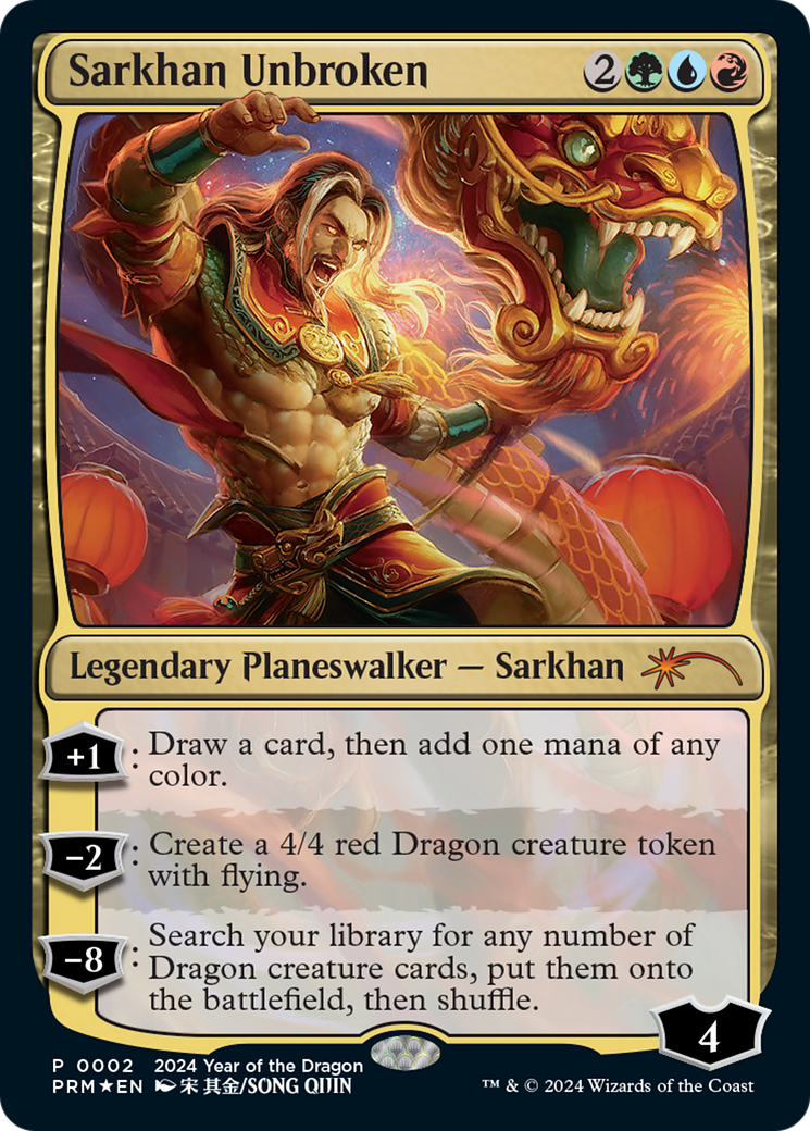 Sarkhan Unbroken (Year of the Dragon 2024) [Standard Showdown Promos] | Webway Games