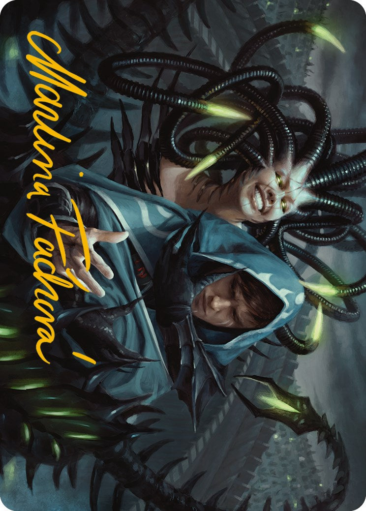 Phyrexian Arena Art Card (Gold-Stamped Signature) [Phyrexia: All Will Be One Art Series] | Webway Games