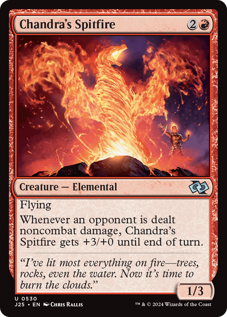 Chandra's Spitfire [Foundations Jumpstart] | Webway Games