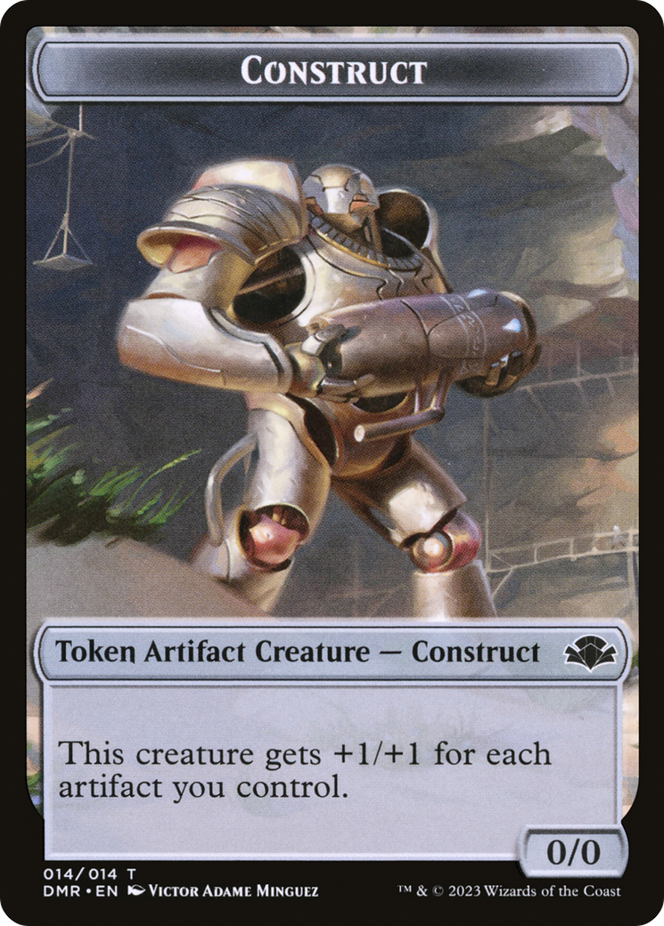 Construct Token [Dominaria Remastered Tokens] | Webway Games