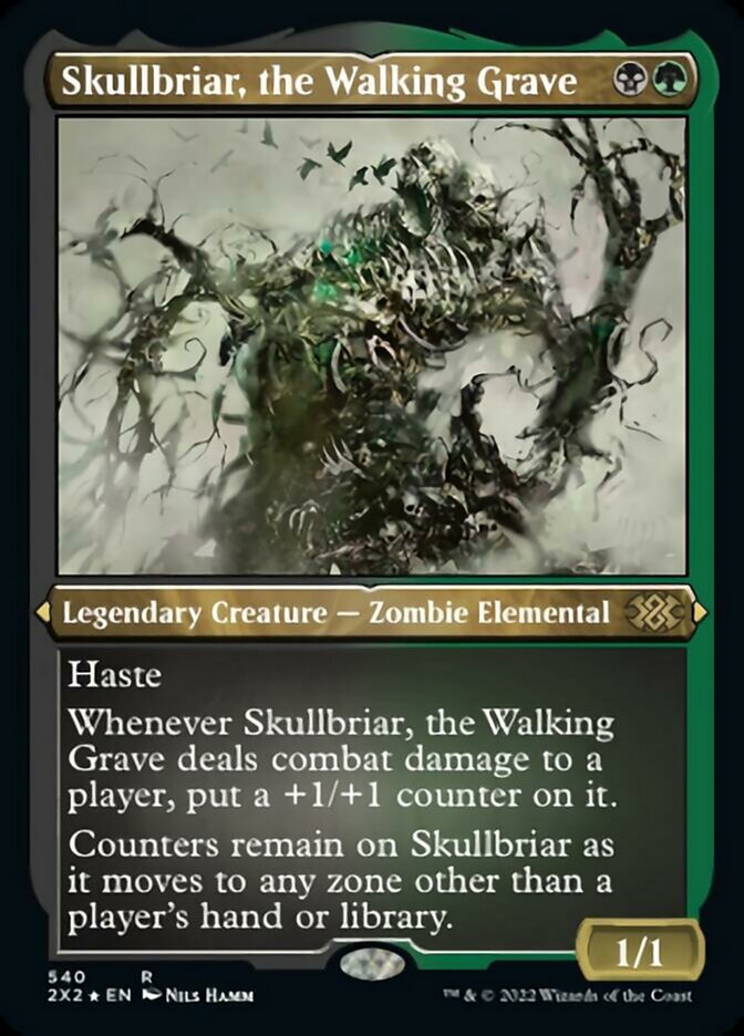 Skullbriar, the Walking Grave (Foil Etched) [Double Masters 2022] | Webway Games