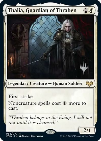 Thalia, Guardian of Thraben (Promo Pack) [Innistrad: Crimson Vow Promos] | Webway Games