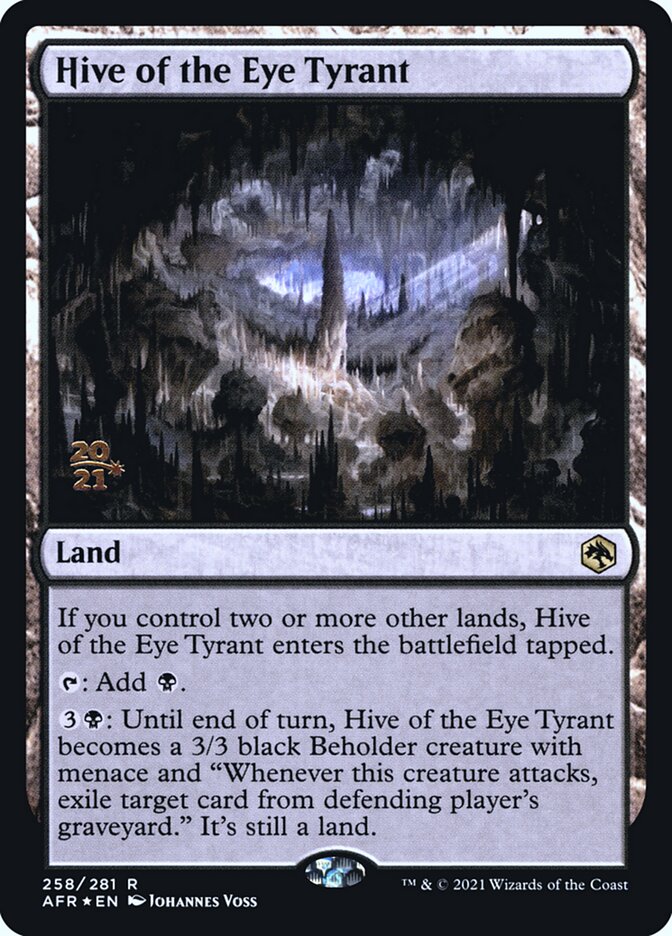 Hive of the Eye Tyrant [Dungeons & Dragons: Adventures in the Forgotten Realms Prerelease Promos] | Webway Games