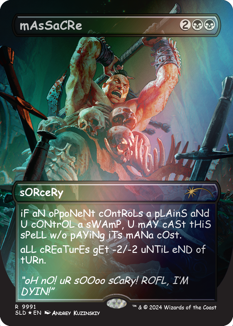 mAsSaCRe (Rainbow Foil) [Secret Lair Drop Series] | Webway Games