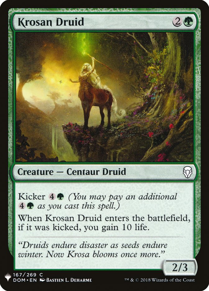 Krosan Druid [Mystery Booster] | Webway Games