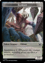 Goblin // Eldrazi Double-Sided Token [March of the Machine Commander Tokens] | Webway Games