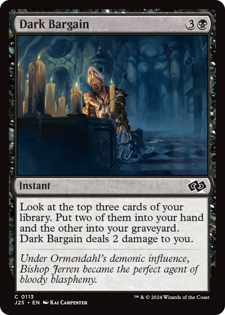 Dark Bargain [Foundations Jumpstart] | Webway Games