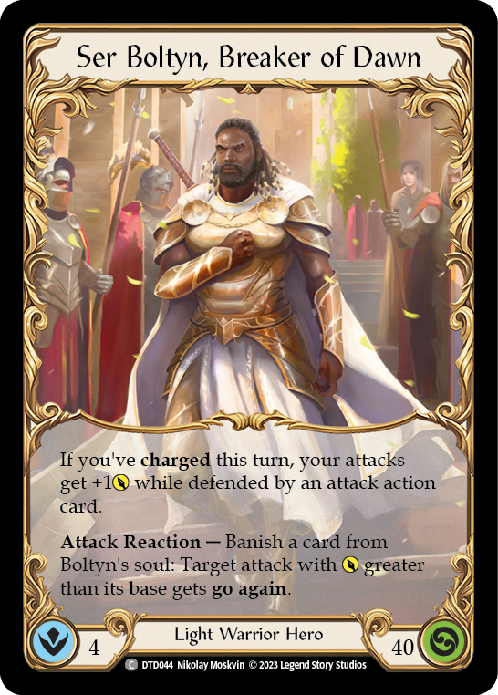 Ser Boltyn, Breaker of Dawn [DTD044] (Dusk Till Dawn) | Webway Games