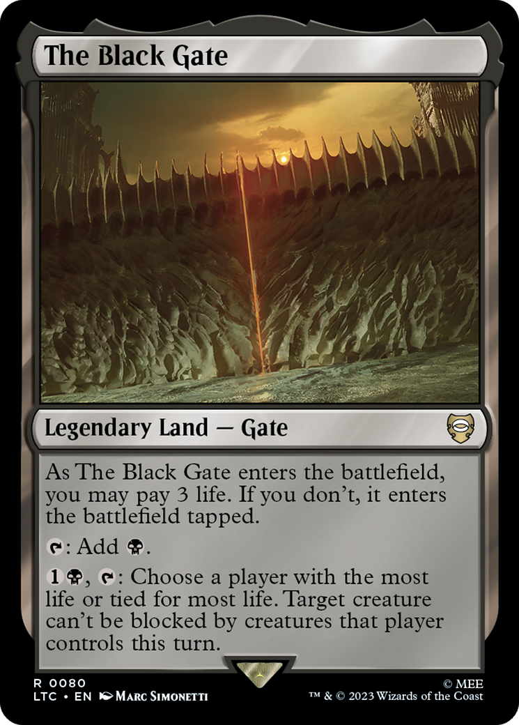 The Black Gate [The Lord of the Rings: Tales of Middle-Earth Commander] | Webway Games