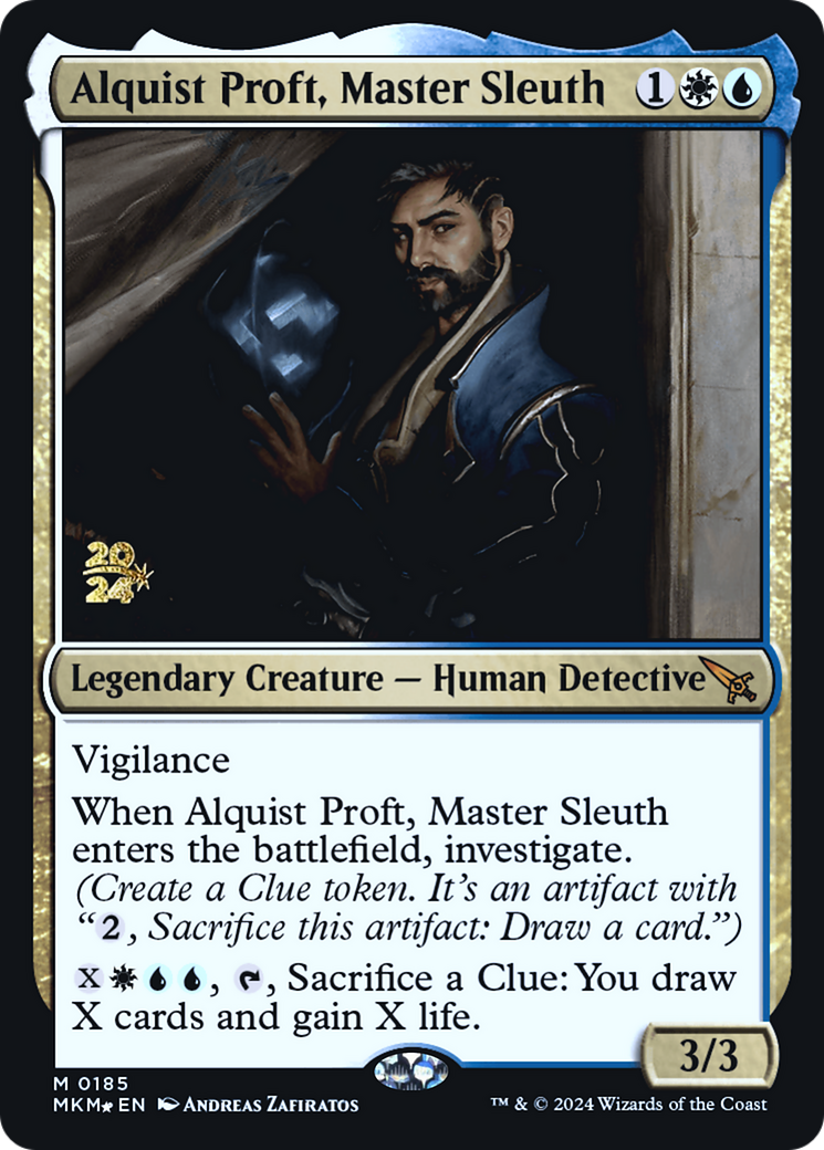 Alquist Proft, Master Sleuth [Murders at Karlov Manor Prerelease Promos] | Webway Games