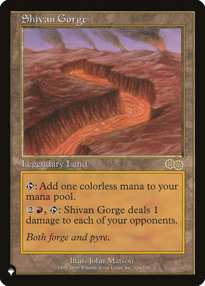Shivan Gorge [The List] | Webway Games