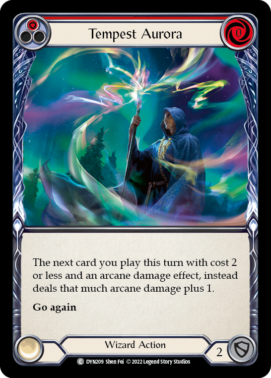 Tempest Aurora (Red) [DYN209] (Dynasty)  Rainbow Foil | Webway Games