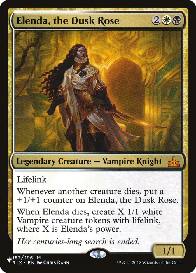 Elenda, the Dusk Rose [The List] | Webway Games