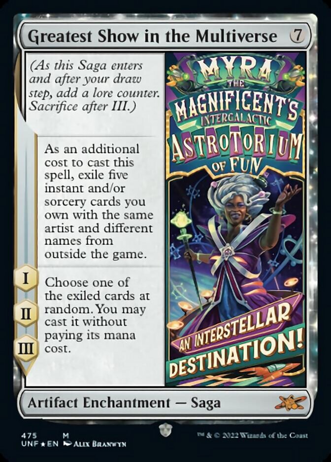 Greatest Show in the Multiverse (Galaxy Foil) [Unfinity] | Webway Games