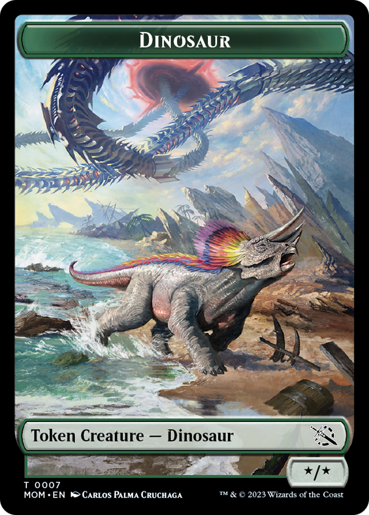 Dinosaur Token [March of the Machine Tokens] | Webway Games