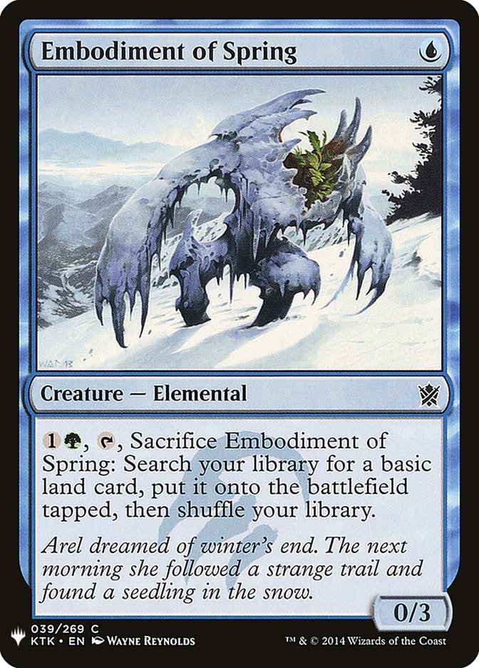 Embodiment of Spring [Mystery Booster] | Webway Games