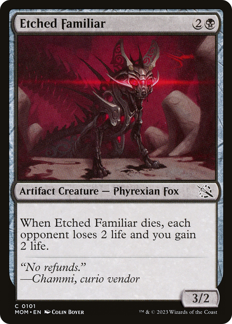 Etched Familiar [March of the Machine] | Webway Games