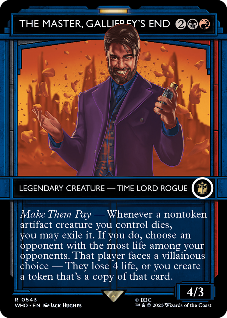 The Master, Gallifrey's End (Showcase) [Doctor Who] | Webway Games