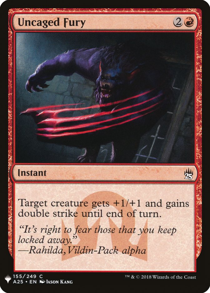 Uncaged Fury [Mystery Booster] | Webway Games