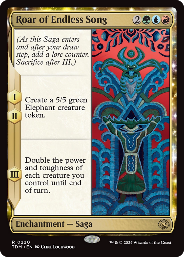 Roar of Endless Song [Tarkir: Dragonstorm] | Webway Games