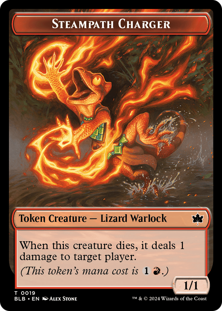 Steampath Charger Token [Bloomburrow Tokens] | Webway Games