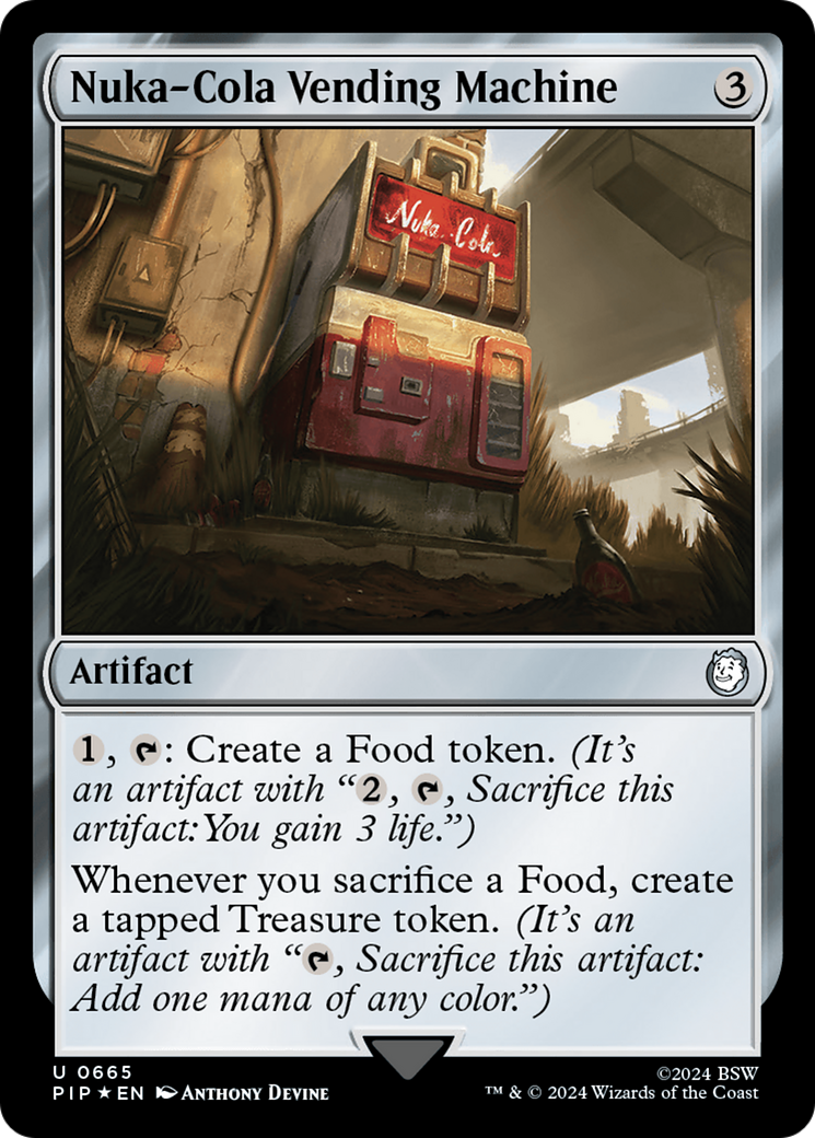 Nuka-Cola Vending Machine (Surge Foil) [Fallout] | Webway Games