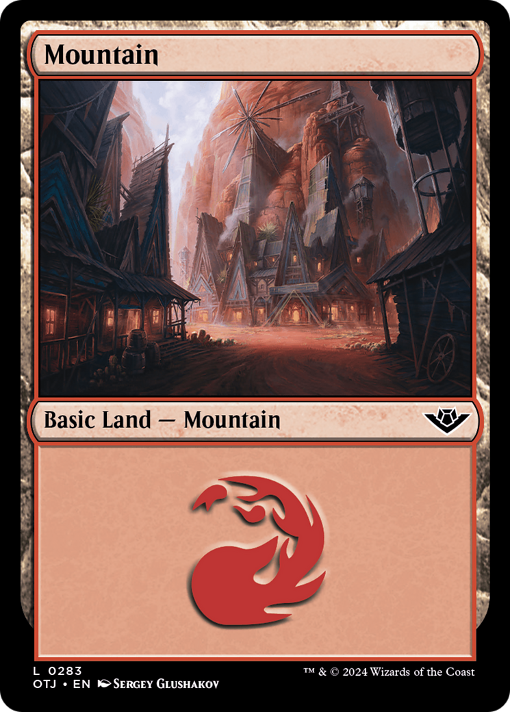 Mountain (0283) [Outlaws of Thunder Junction] | Webway Games
