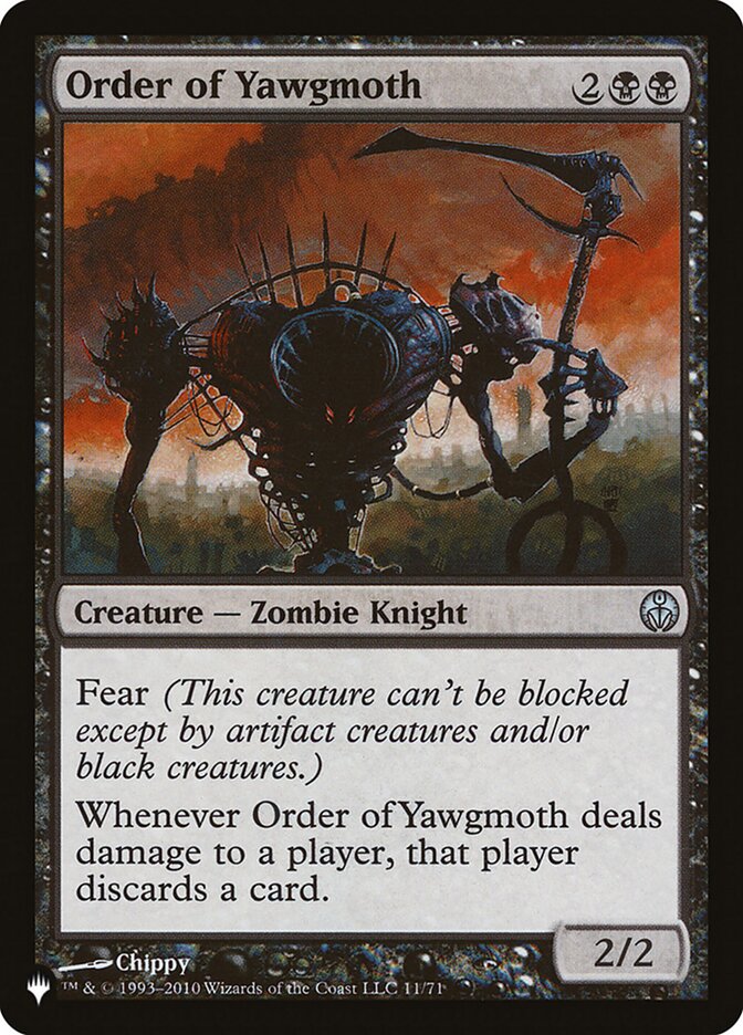 Order of Yawgmoth [The List] | Webway Games