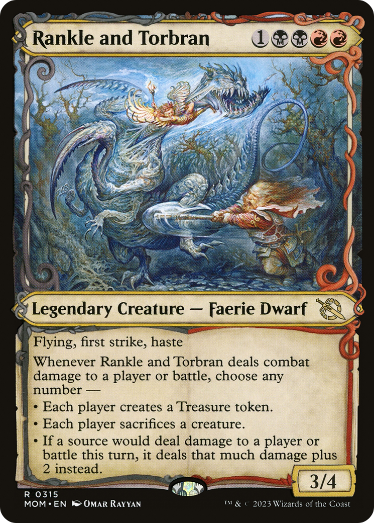 Rankle and Torbran (Showcase Planar Booster Fun) [March of the Machine] | Webway Games