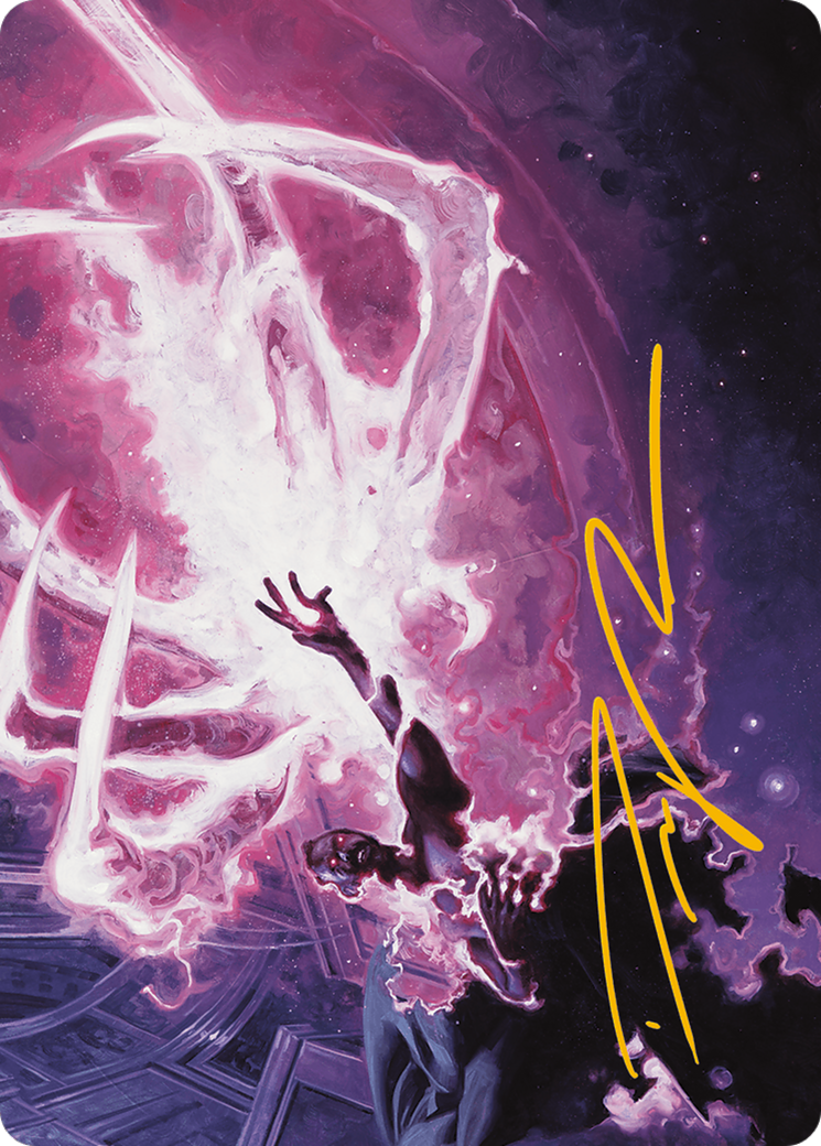 Flare of Malice Art Card (Gold-Stamped Signature) [Modern Horizons 3 Art Series] | Webway Games