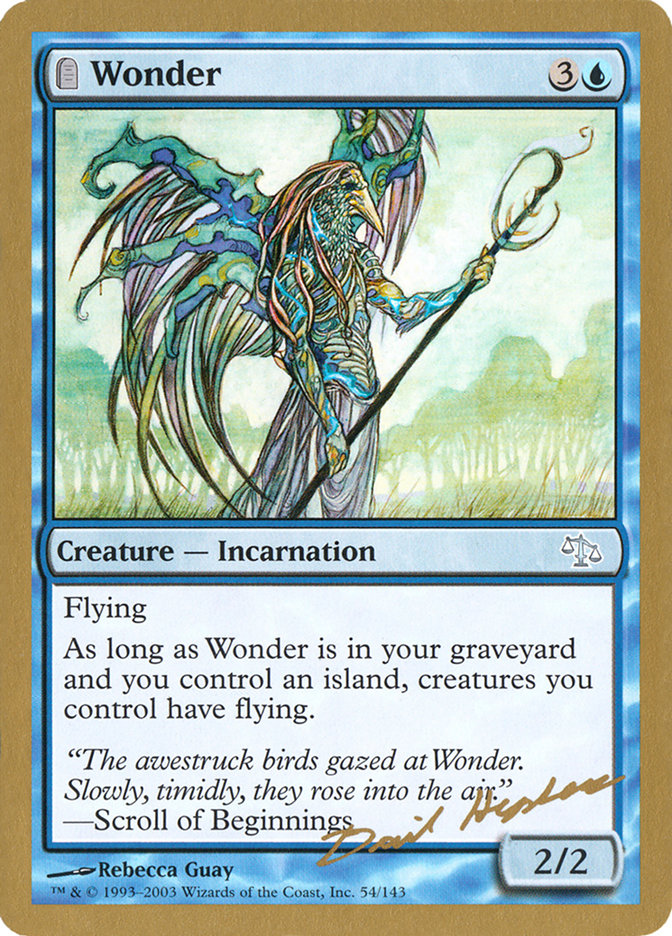 Wonder (Dave Humpherys) [World Championship Decks 2003] | Webway Games