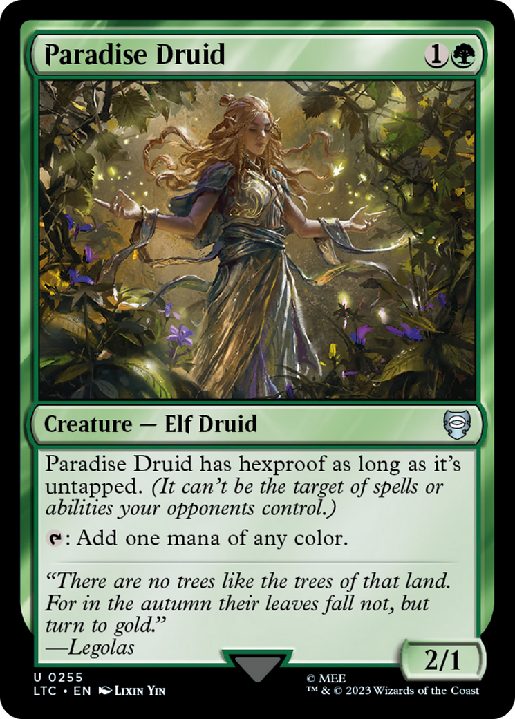 Paradise Druid [The Lord of the Rings: Tales of Middle-Earth Commander] | Webway Games