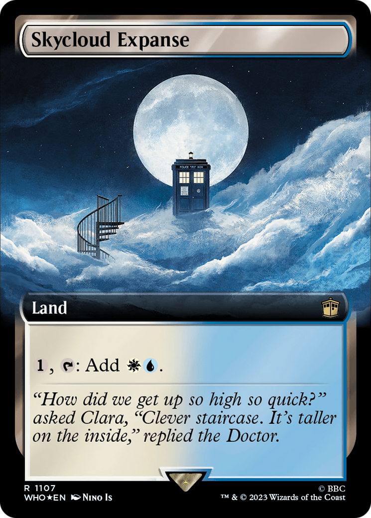 Skycloud Expanse (Extended Art) (Surge Foil) [Doctor Who] | Webway Games