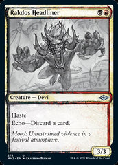 Rakdos Headliner (Sketch) [Modern Horizons 2] | Webway Games