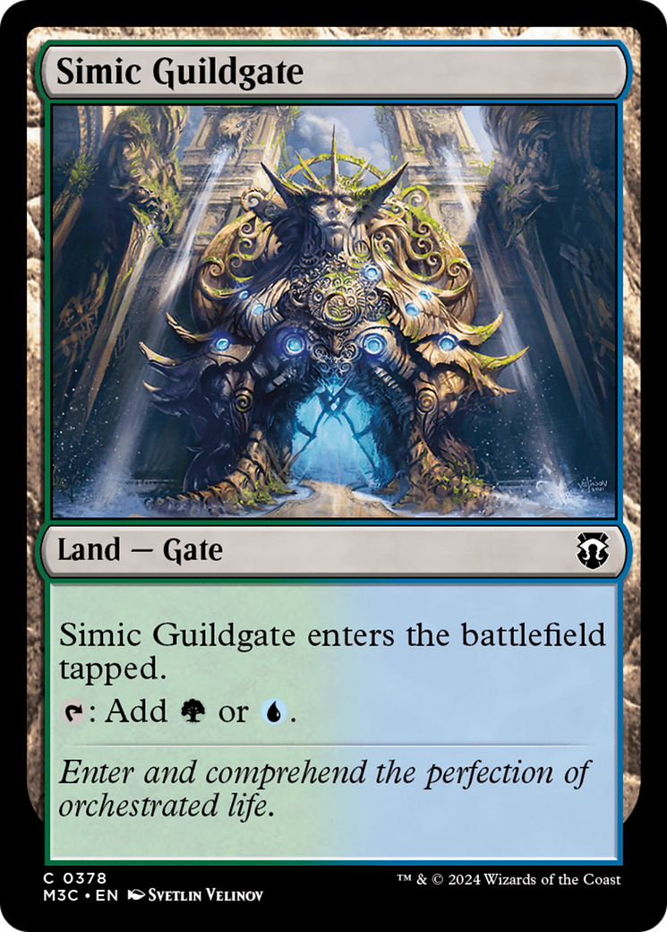 Simic Guildgate (Ripple Foil) [Modern Horizons 3 Commander] | Webway Games